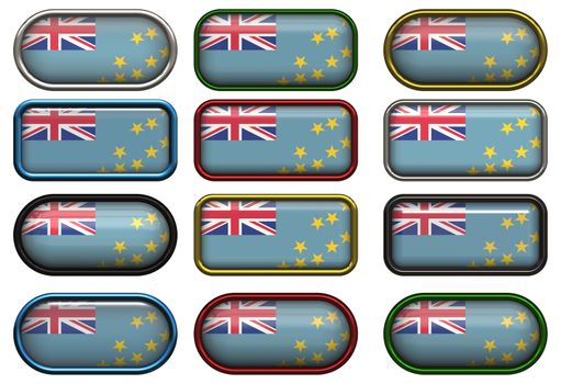 twelve buttons of the Flag of Tuvalu