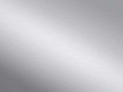 a large sheet of rendered polished and brushed silver metal as background