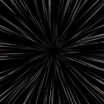 Black and white stella background showing a star exploding