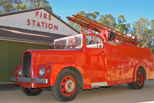 historic fire truck