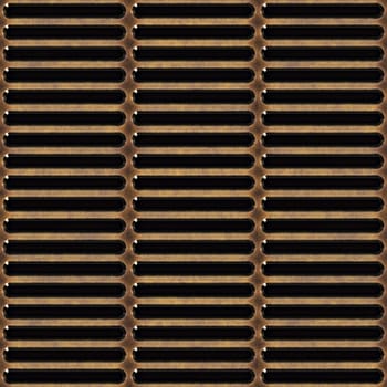 large image of old weathered metal grill 