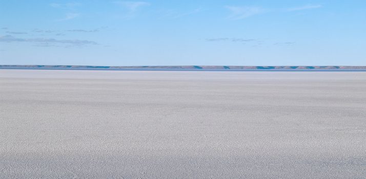 great image of a salt lake in australian outback