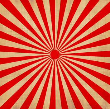 large red and white japansese rising sun