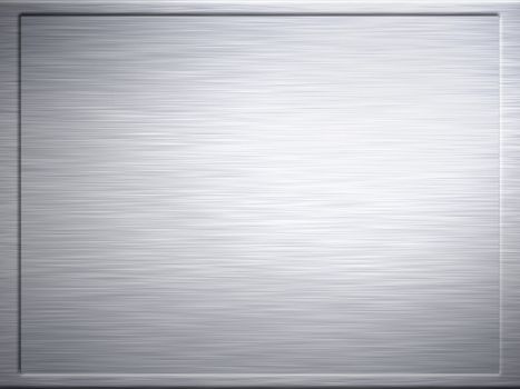 large framed sheet of brushed metal texture