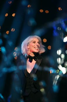 The big Moscow circus and " New Year's attraction". On a photo: Actress Julia Rutberg