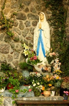 A grotto of the blessed virgin Mary