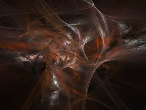 a rendering of an abstract colored fractal