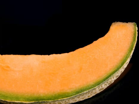 Close-up of a slice of melon