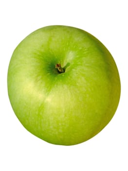 Granny Smith apple isolated on white