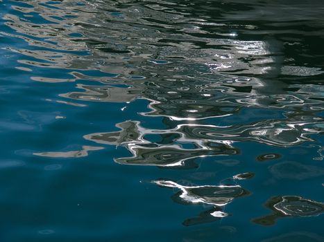 Blue water ripples waves nature abstract background