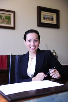 portrait of a female lawyer at office