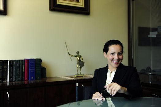 portrait of a female lawyer at office