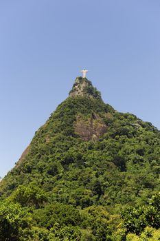 Corcovado Mountain with Christ Redeemer Statue, Rio de Janeiro, Brazil