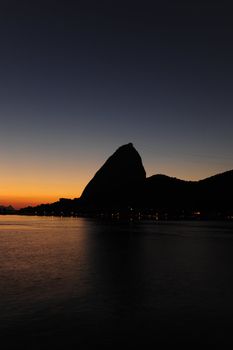 Sunrise in Rio de Janeiro, Sugarloaf Mountain and Guanabara Bay