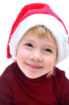 little smiling Santa girl 