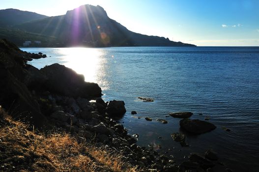 sea-view of the South Coast Crimea, Black sea
