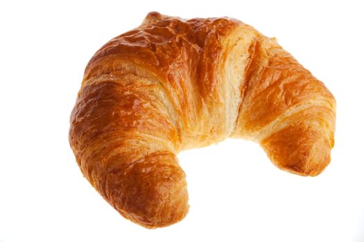 croissant and a cup of coffee