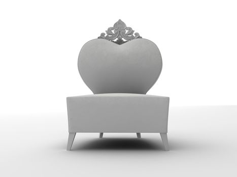 the fashion chair (3d rendering of Creazioni Tizzi Poltrona)