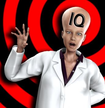 Conceptual image representing very intelligent and smart people.