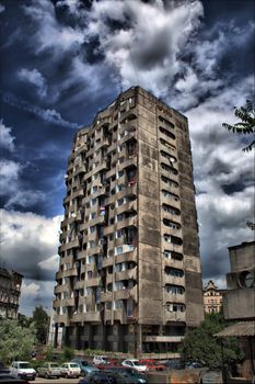 Urban landscape hdr Wroclaw Poland