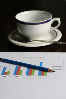 business chart, sales, income, graph