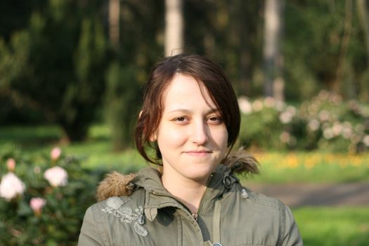 Young girl portrait, beautiful teen