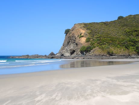 Tapotupotu Bay, New Zealand.  A beach in Northland, close to Cape Reinga.