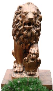 Gold Lion Park Sculpture