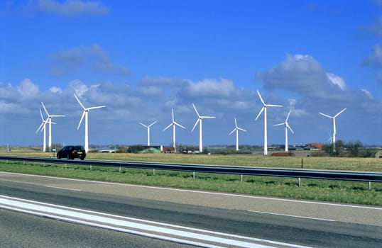 Wind Energy is popular in the Netherlands.