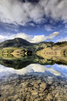 Fishing Lake in Washington along Columbia River