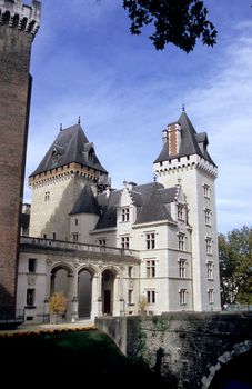 The Castle of Pau, France in the Pyrenese