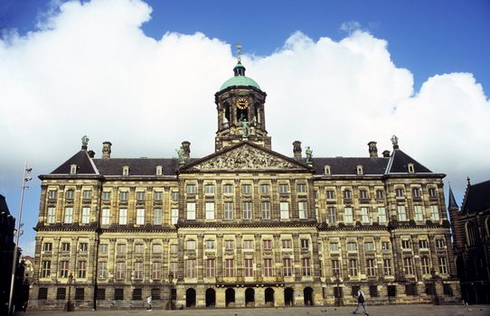 The Royal Palace in Amsterdam is located in Dam Square.