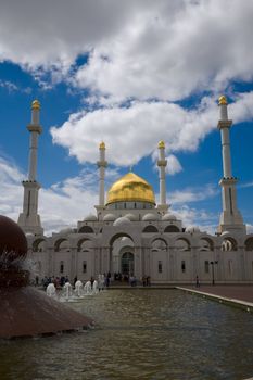 Mosque. Islam Center of Astana, capital of Kazakhstan, august 2007