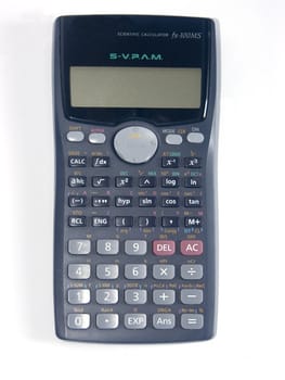 The image of the calculator on a white background