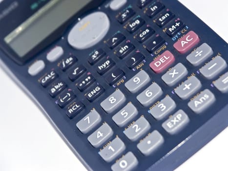 The image of the calculator on a white background