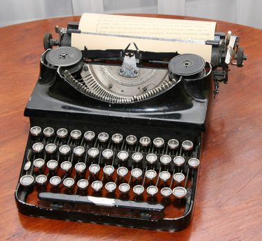 obsolete vintage typewriter