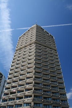 skyscrapers in the city center, Wroclaw, Poland