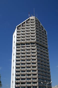 skyscrapers in the city center, Wroclaw, Poland