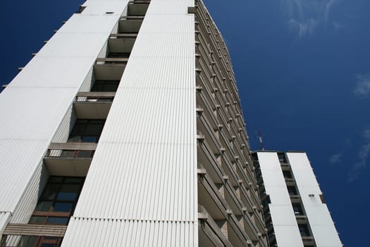 skyscrapers in the city center, Wroclaw, Poland