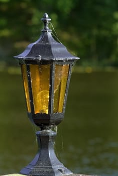 the old lamp in outdoor