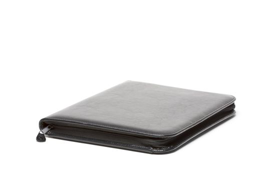 Black Business Folder Isolated on White Background