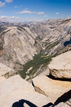 Half Dome is a granite dome in Yosemite National Park, located at the eastern end of Yosemite Valley