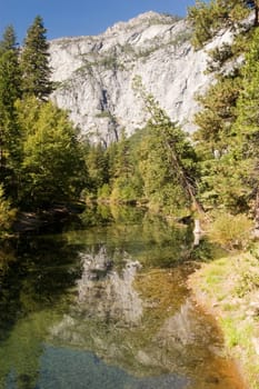 Yosemite Valley is a world-famous scenic location in the Sierra Nevada mountains of California.