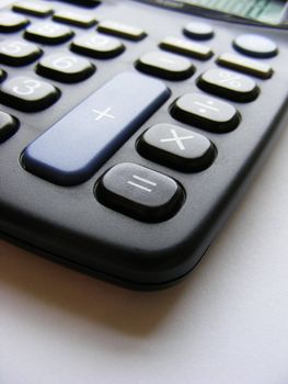 Close-up photo of a Calculator