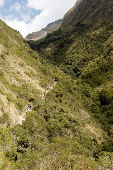 most popular of the Inca trails for trekking is the Capaq �an trail, which leads from the village of Ollantaytambo to Machu Picchu