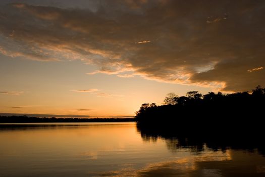 Lake Sandoval is located Tambopata-Candamo which is a nature reserve in the Peruvian Amazon Basin south of the Madre de Dios River