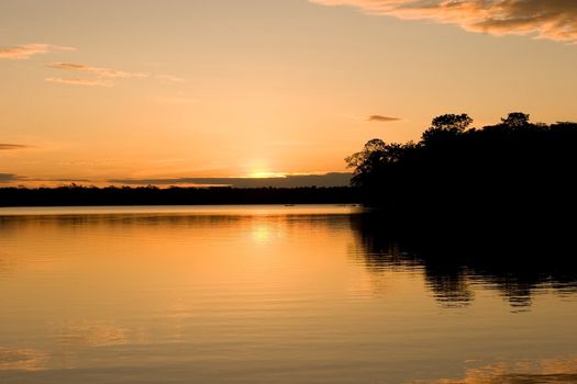 Lake Sandoval is located Tambopata-Candamo which is a nature reserve in the Peruvian Amazon Basin south of the Madre de Dios River