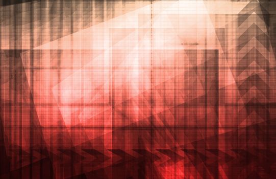 Business Abstract Technology as a Background Art