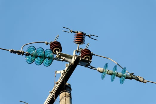 Power line fixture on a local supply line
