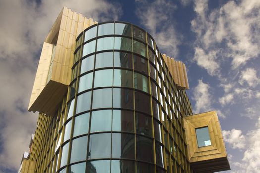 Ultra modern "Bling Bling" building in Liverpool City center, Liverpool, UK